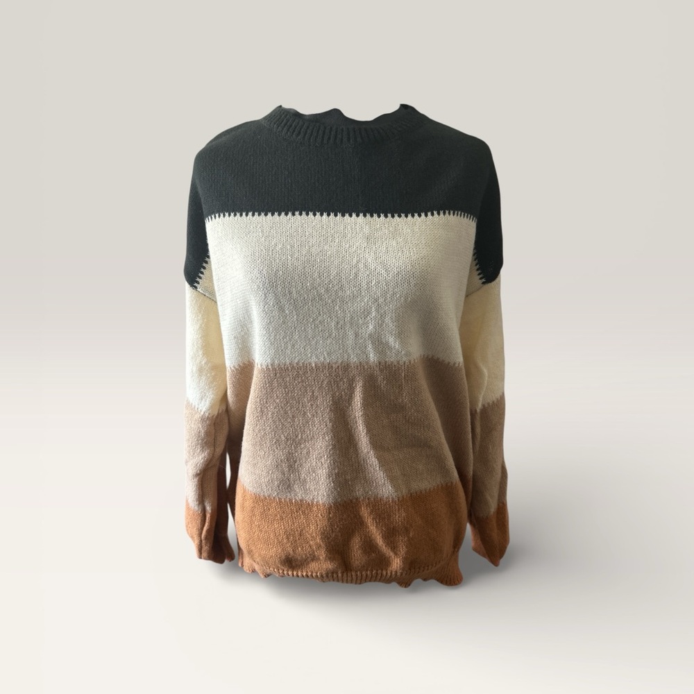 Colorblock Women's Sweater - Picture 2 of 3